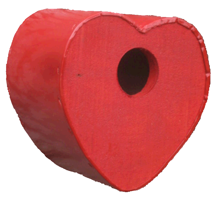 Heart Shaped Bluebird House